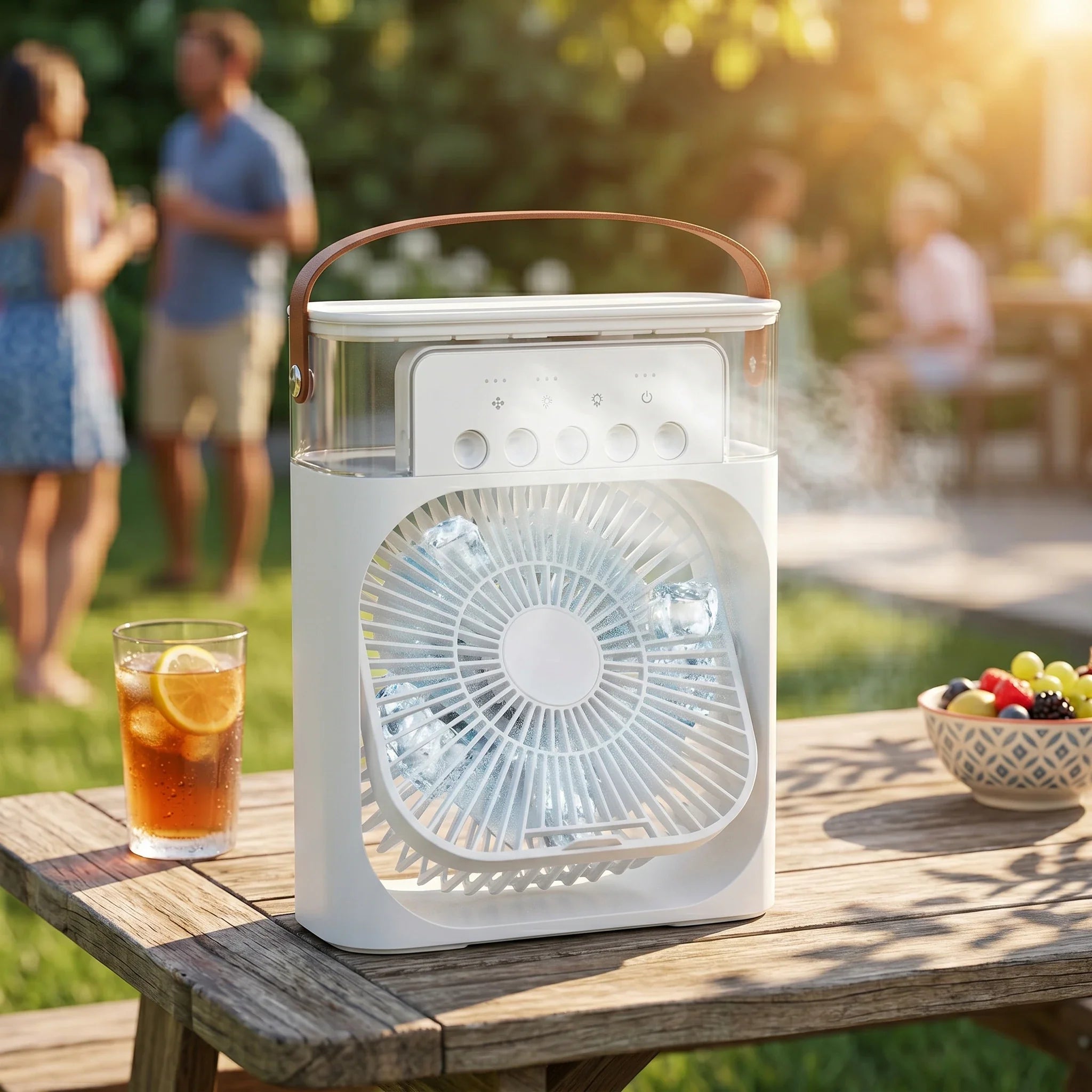 AirFlow | Climatiseur Portable 3-en-1 avec Brumisateur & Humidificateur USB