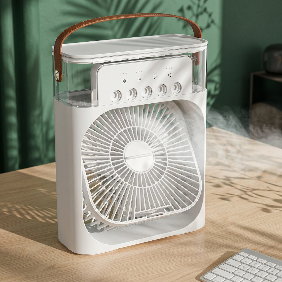 AirFlow | Climatiseur Portable 3-en-1 avec Brumisateur & Humidificateur USB