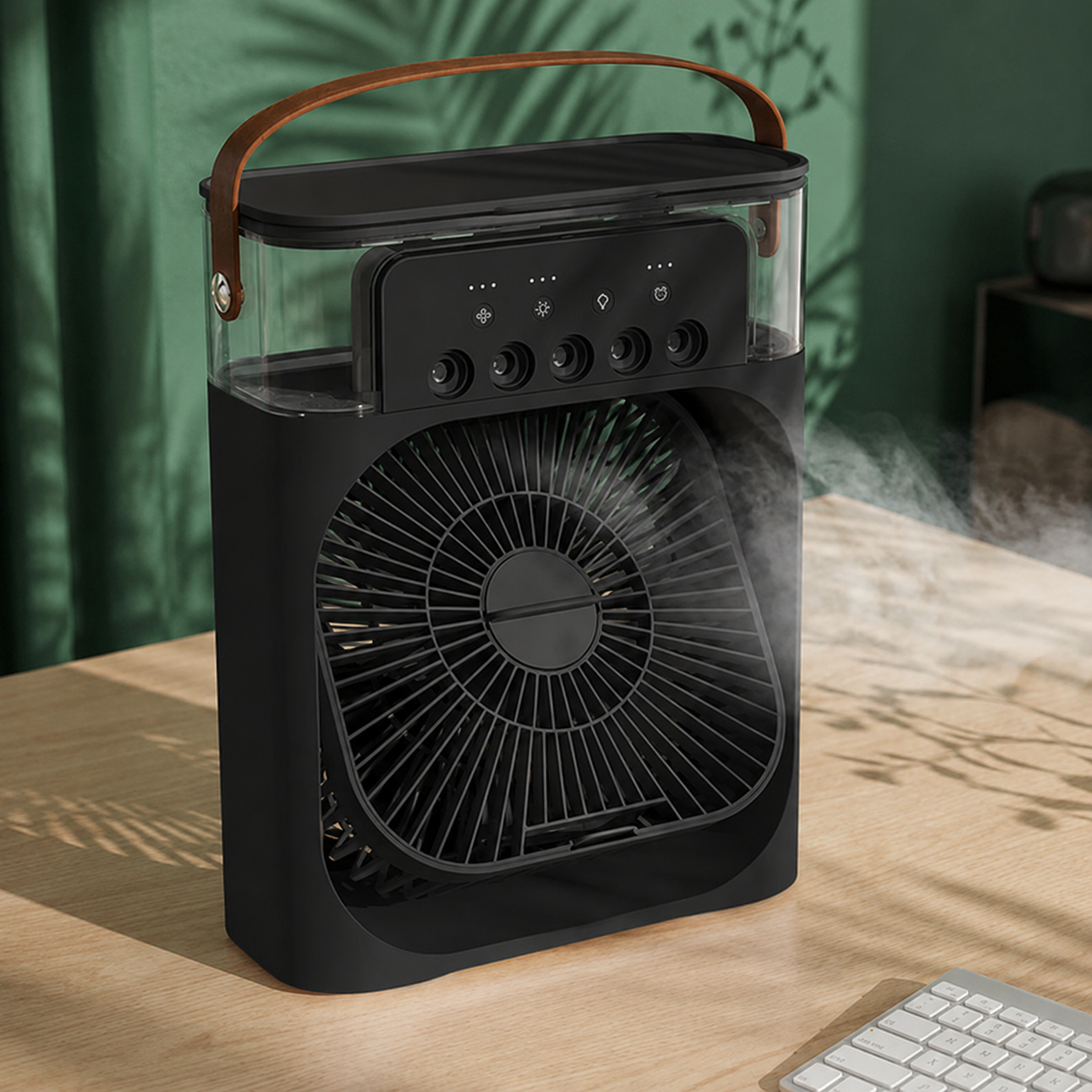 Humidificateur Portable 3 en 1 - Votre allié frais et compact!